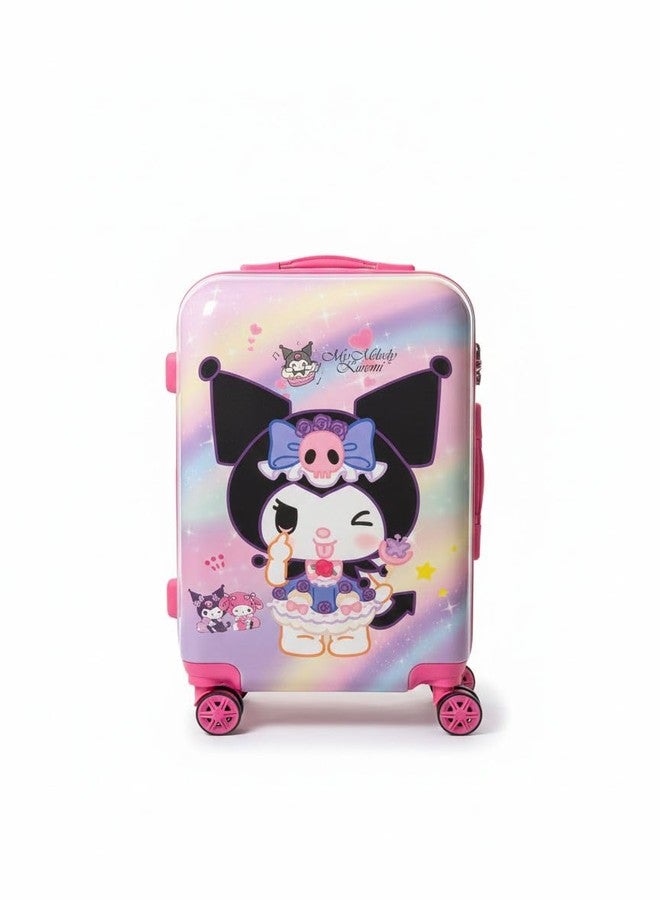 Swarn Products حقيبة سفر متينة للأطفال من سوارن برودكتس، مصنوعة من البولي كربونات متعدد الألوان، خفيفة الوزن للغاية، ومزودة بعجلات (20 بوصة). - Image 1